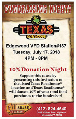 Fundraising Night at Texas Roadhouse